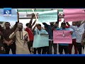 UNIBEN Students Barricade The Outbound Benin Lagos Expressway Route