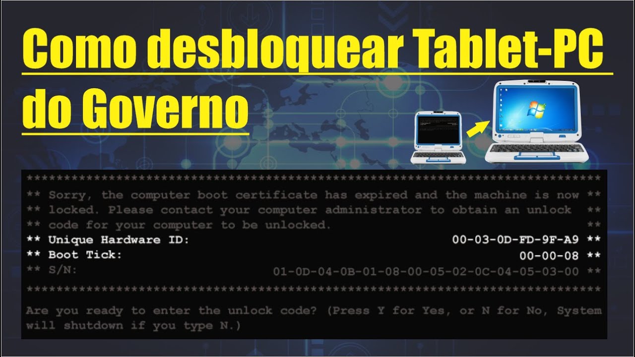 Desbloqueando Notebook Tablet-PC do governo. Resolvido 😎 - YouTube