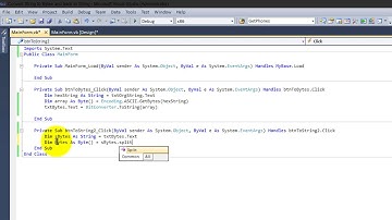 How to convert String to Bytes and back to String in Visual Basic 2010