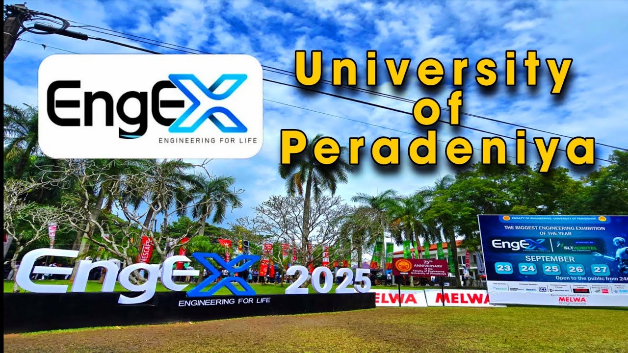 Engex EngEX|SRI LANKA'S LARGEST ENGINEERING EXHIBITION#universityofperadeniya ...