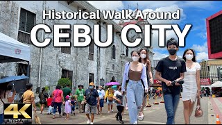 Walking the TOP Historical Spots in Cebu City Philippines [4K]
