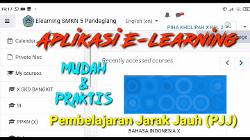 Cara Mengirim Tugas di Aplikasi E-learning Moodle Part 2 (Siswa)