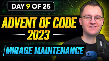 Day 9: Mirage Maintenance -- Advent of Code 2023 with Python