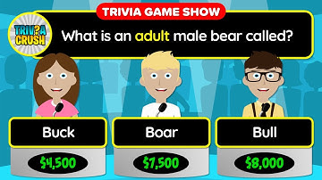 ✅  Hint: It begins with a "B" ;-) GENERAL KNOWLEDGE QUIZ! - 40 Trivia Questions | 25-044