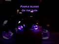 Hayabusa led wheels purple