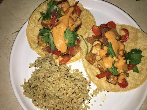 Tofu Cashew Aioli Tacos for Tuesday