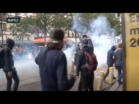 LIVE: Parisians protest on Bastille Day following Macron's COVID vaccination speech