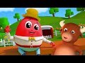 Humpty Dumpty ngồi trên tường | vườn ươm vần | Farmees Song | 3D Rhyme | Humpty Dumpty Sat On a Wall