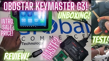 Obdstar KeyMaster G3! Unboxing,  Review, Testing! NASTF? IMMOBILIZER,  ECU CLONING, SRS airbag RESET
