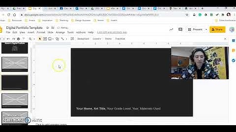 How to add photos to (and update) your Digital Art Portfolio using Google Slides