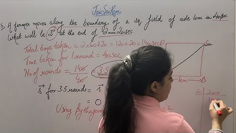Numericals of Distance and Displacement Class 9 Science Chapter 8 |Motion| |the nurturers| #class9