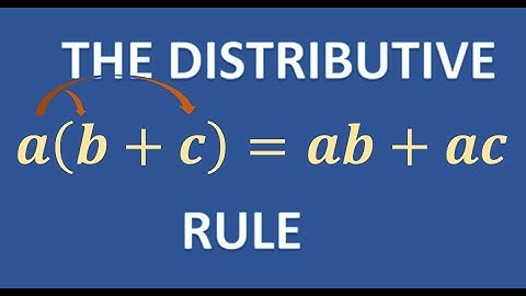 Expanding Brackets Using The Distributive Law
