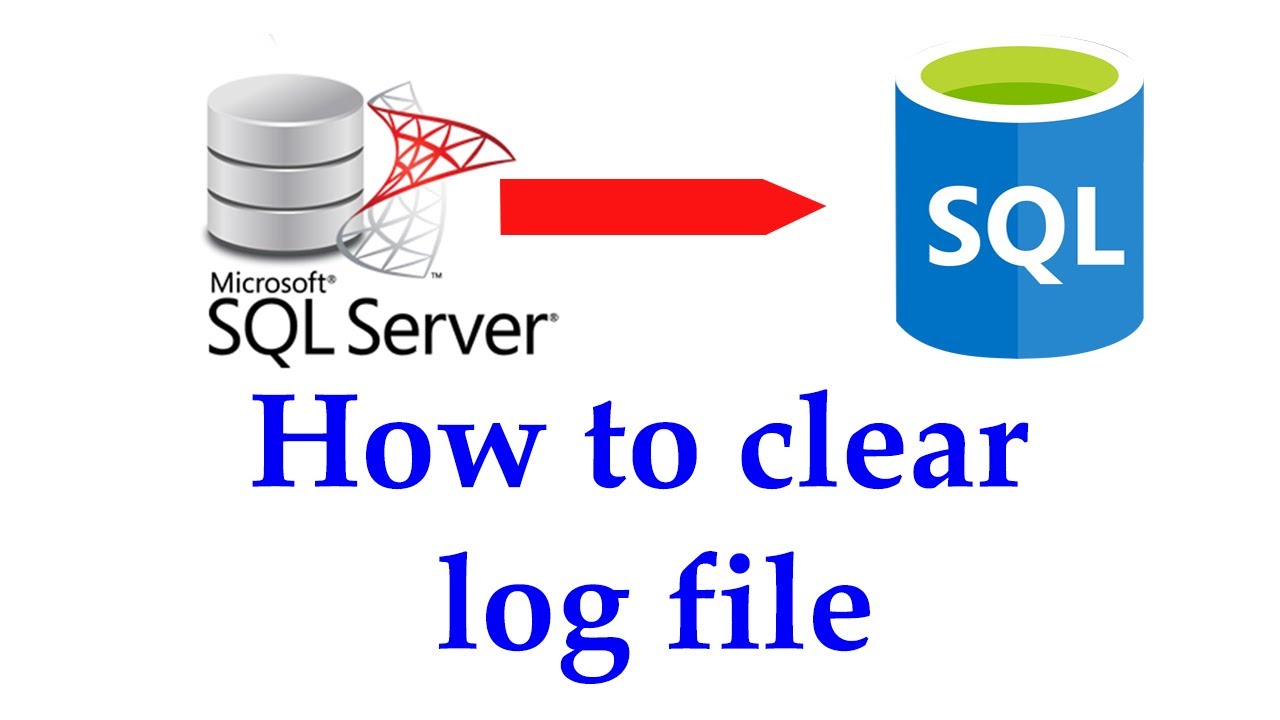 Clear log. Сжатие базы данных. Delete SQL. Log file.