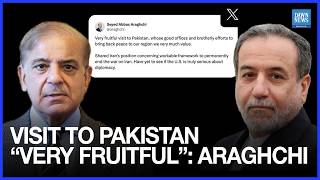 Araghchi says Shared Iran's Position on Workable Framework for Ending War During Pakistan Visit |