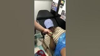Lady shares video of herself getting her clitoris pierced.