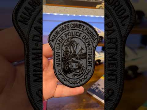 Miami Dade Police SWAT Patch #reels #police #cops #policecars #patch #collector #miami #florida