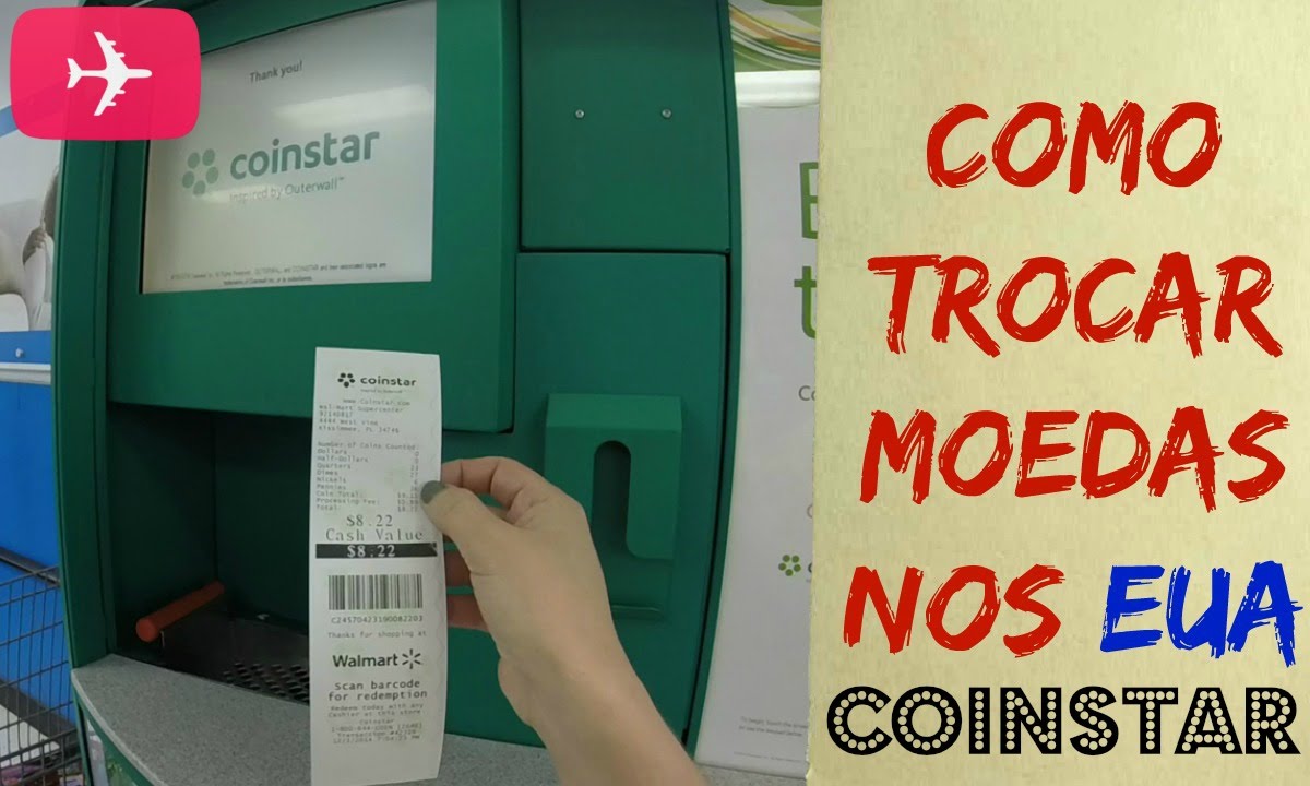 Como Trocar Moedas nos Estados Unidos / COINSTAR