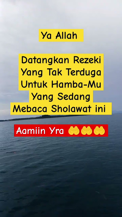 Datangkan Rezeki Untuk Hamba-Mu Ya Allah