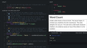 JavaScript by Example: Word Count Tool