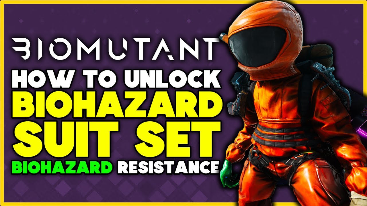 Biomutant - How to Unlock ANTI-BIOHAZARD Suit // MAX BIOHAZARD ...