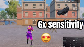 6x sensitivity, Controlling recoil and Settings for M416 + 6x Scope bgmi (pubg mobile)😍