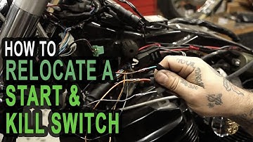 How To Relocate A Start & Kill Switch On Your Honda Shadow Build