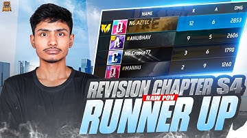 RNX Revision chapter S4 GRANDFINAL 26KILL Booyah RAW POV | SOLO 12 ELIMINATION • FT. NG PROS