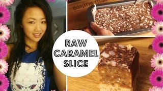 RAW CARAMEL SLICE | HEALTHY | PALEO | GLUTEN FREE | DAIRY FREE @BakingMadGymAddict