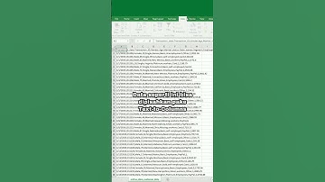 Excel Tips - Cara Membuka dan Format File CSV