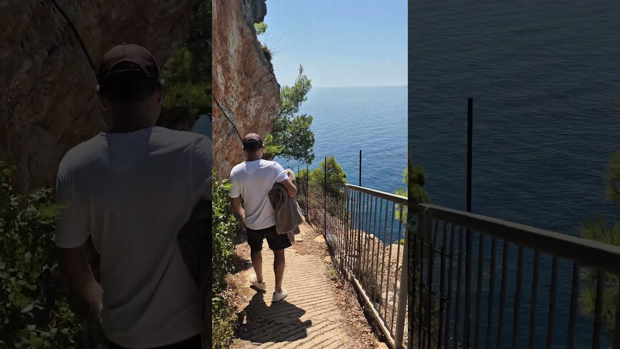 Indo para a praia secreta