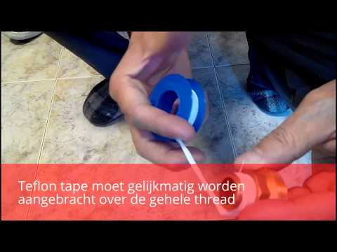 Video: Kan teflontape worden gebruikt op gasfittingen?