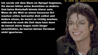 Michael Jackson - Man In The Mirror (Deutsche Übersetzung)