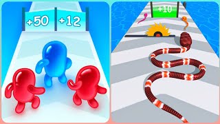 Join Clash 3d Vs Snake Run Race 3d 🔮🧿🔮⚫️Max All Levels Gameplay DE2A screenshot 3