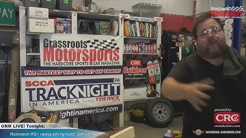 Ricmotech RS1 Sim Rig Build Part 4. GRM LIVE! Presented by CRC Industries
