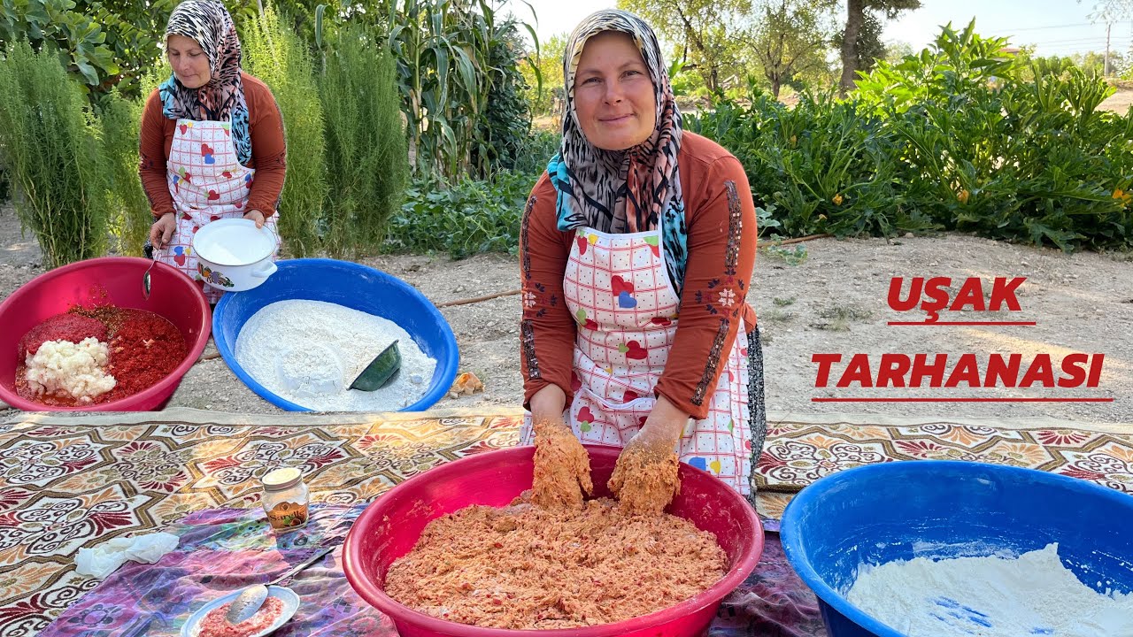 BOL MALZEMELİ MEŞHUR UŞAK EV TARHANASI~ DAMAKLARDA TAT BIRAKAN TARİFİM 👩‍🍳