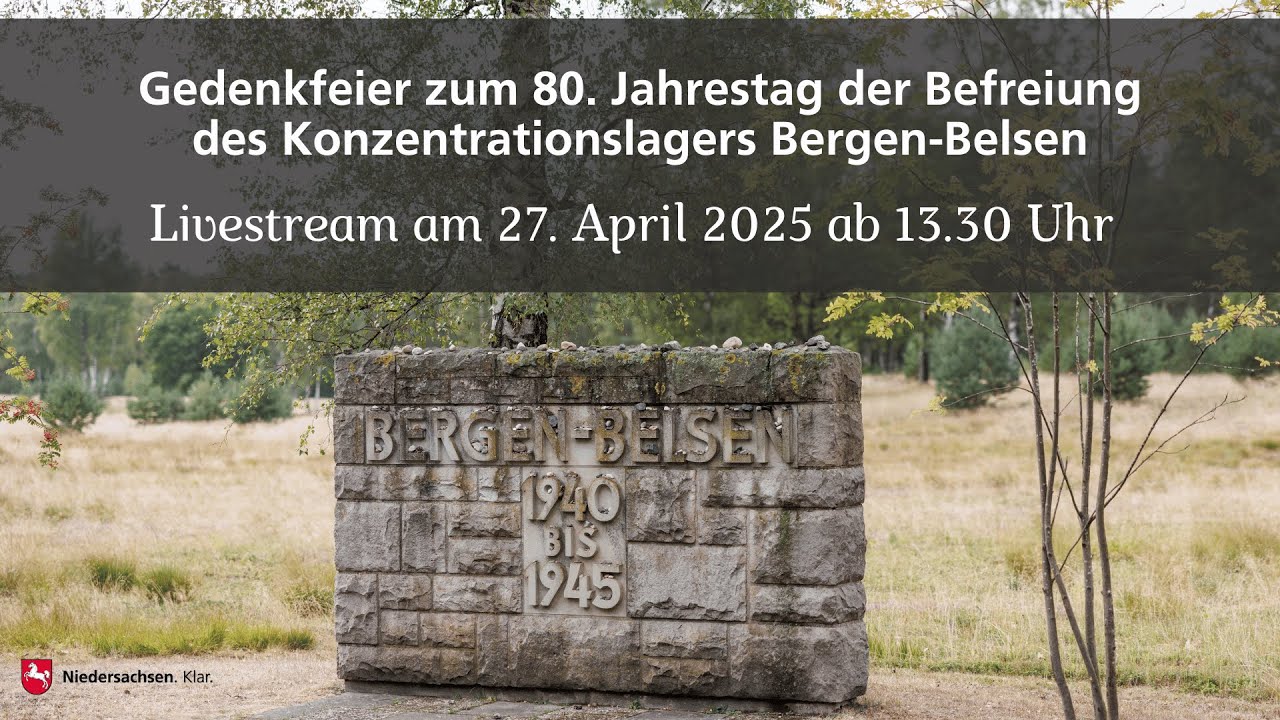 Gedenkfeier zum 80. Jahrestag der Befreiung des Konzentrationslagers ...
