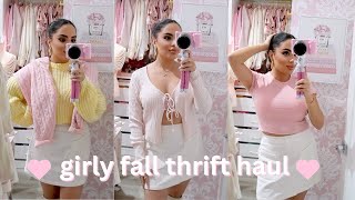HUGE FALL THRIFT TRY ON HAUL 💕