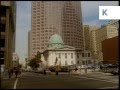 1990s Philadelphia Streets and Skyscrapers, USA Archive Footage