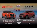 NEW H2H #271 Daihatsu Rocky 1.0 TURBO vs Kia SONET 1.5L