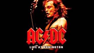 AC/DC - Moneytalks Live backing track (rhythm guitar) chords