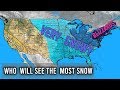Who will see the Most Snow this Winter 2019