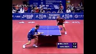 World Cup 2000 Peter Karlsson Vs Jan-Ove Waldner