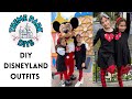 DIY Theme Park Dresses with Easy Heart Appliqué made with Minnie Mouse Fabric