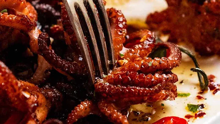 Crispy Marinated Baby Octopus