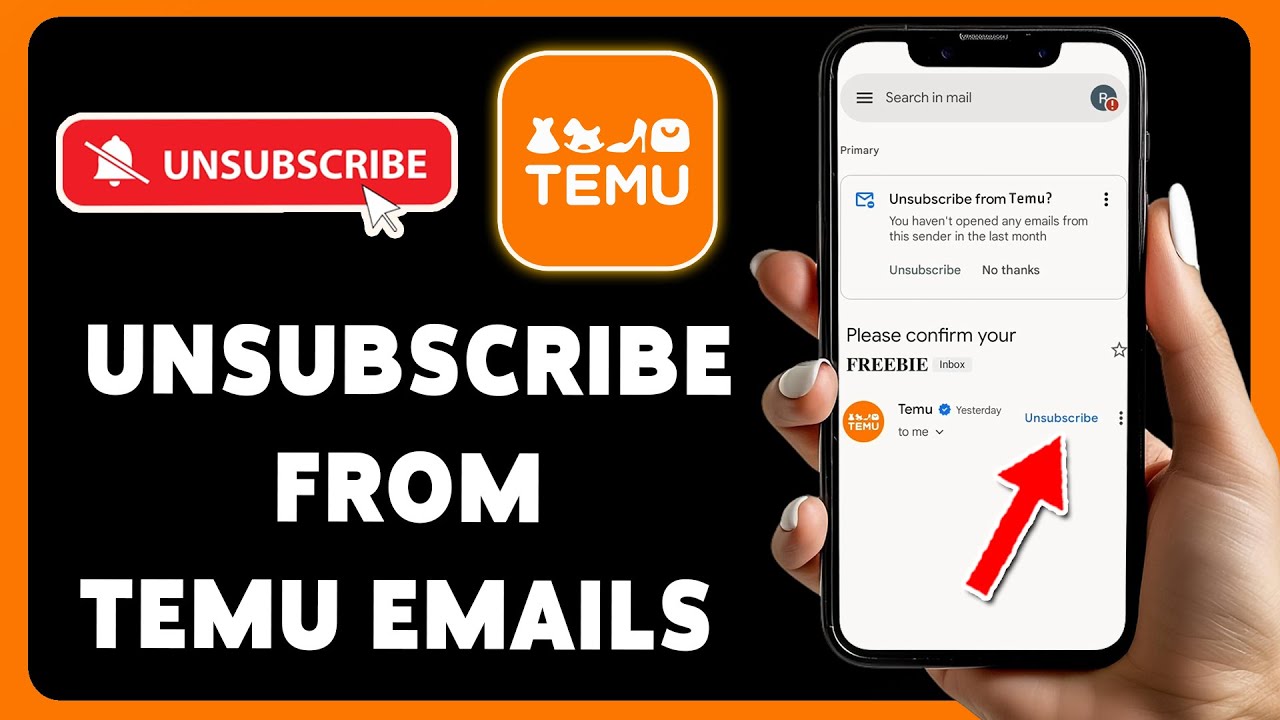 How To Unsubscribe From Temu Emails 2025 | Stop Receiving Temu ...