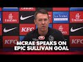 Mcraes reaction to winning thriller  collingwood press conference  fox footy