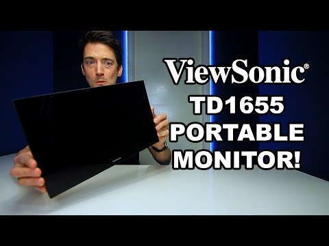 VIEWSONIC TD1655 FULL HD PORTABLE MONITOR REVIEW!