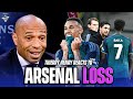 Thierry Henry reacts to Arsenal