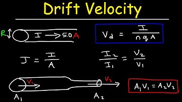Drift Velocity, Current Density, Number of Free Electrons Per Cubic Meter   Physics Problems