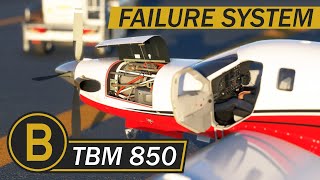 Black Square TBM 850 for MSFS - Failure System